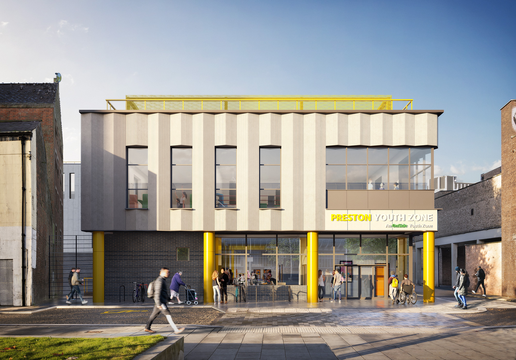 Architectural visual - Vault Youth Zone, Preston