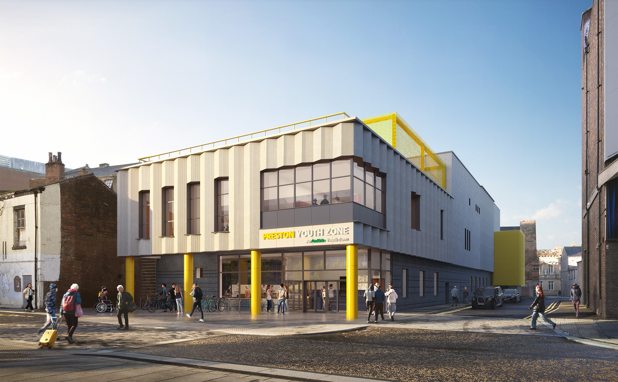 Architectural visual - Vault Youth Zone, Preston