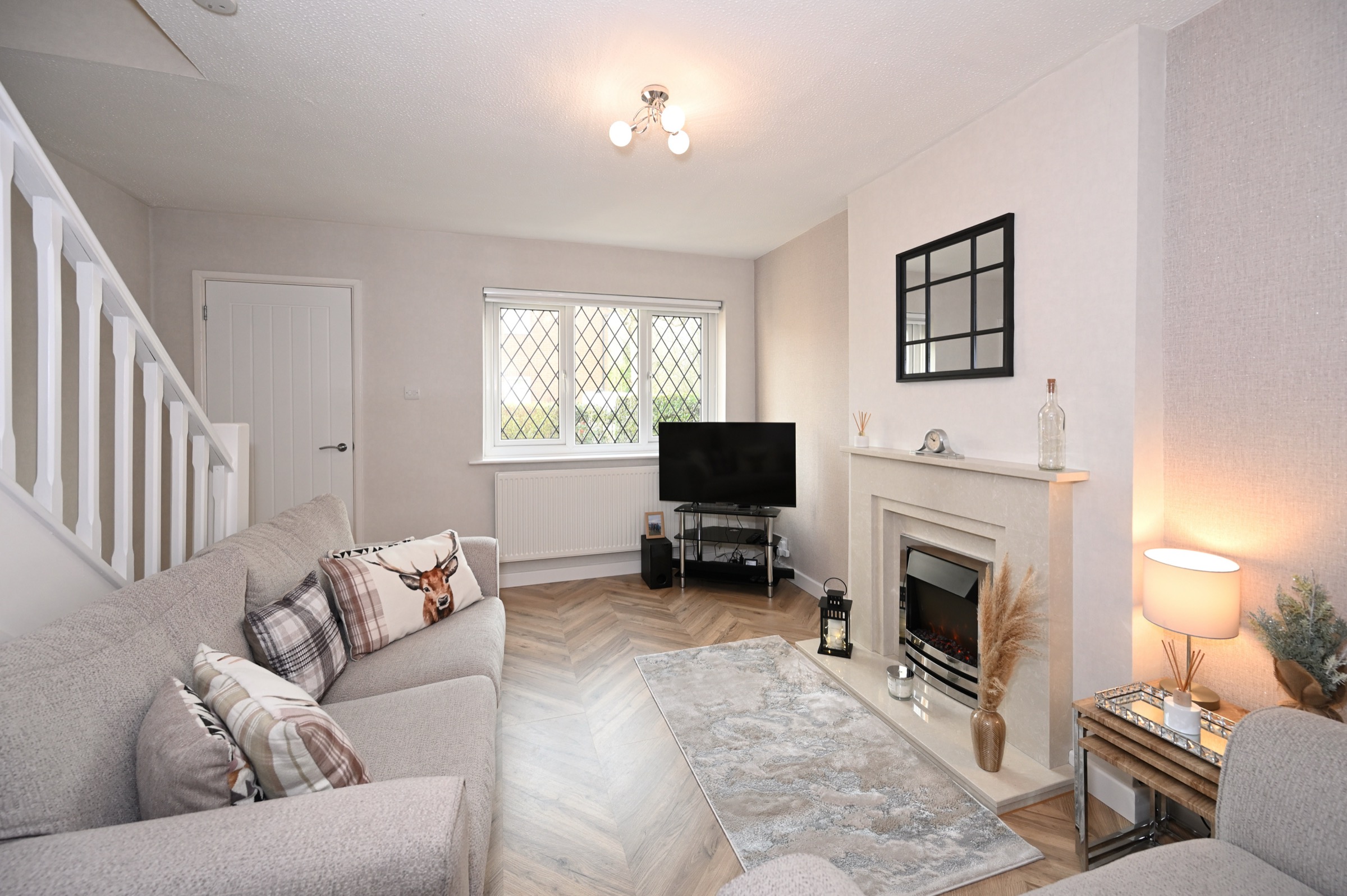 Lounge and staircase - Lea, Preston Property
